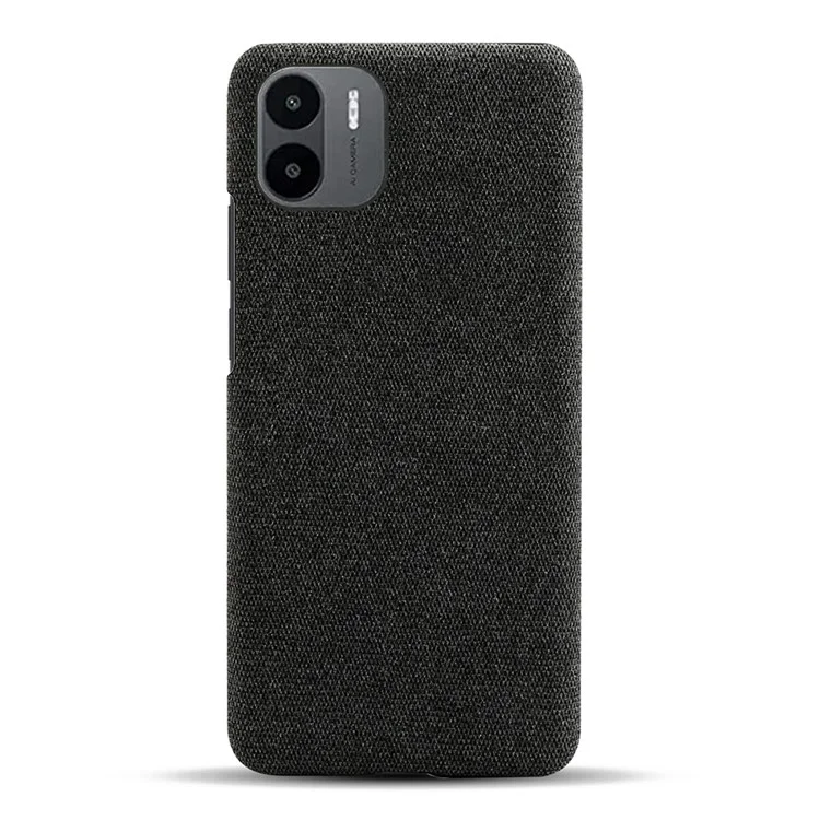 Étui à L'épreuve Des Chocs Pour Xiaomi Redmi A1 4G Textre Textre Anti-drop Téléphone Couleur de Protection du PC Hard PC - le Noir