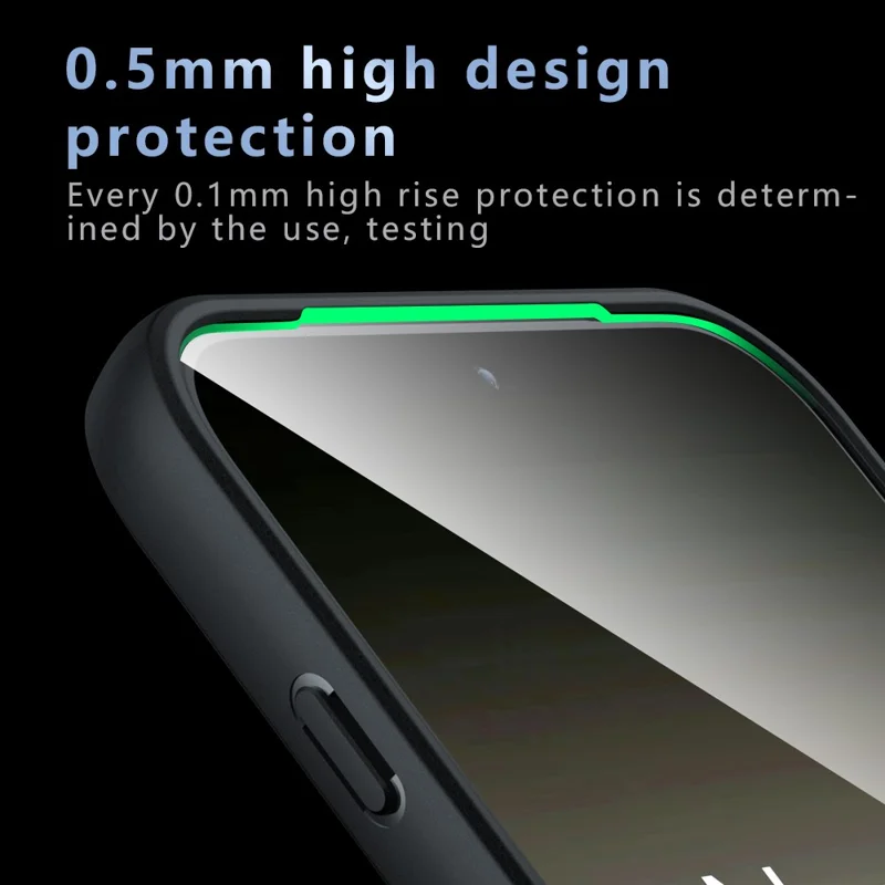 For OnePlus 15 5G Case Skin-Touch TPU + PC Matte Phone Back Cover, Transparent Black