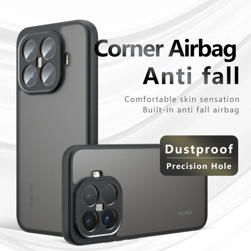 Voor Xiaomi 15T Pro hoesje Stootvast TPU + PC Matte achterkant telefoonhoesje