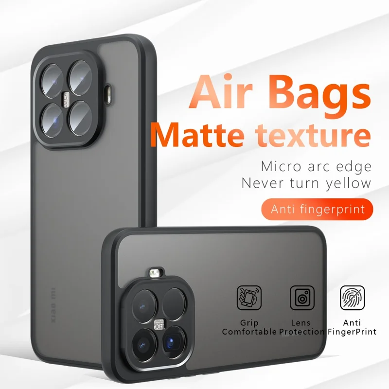 Voor Xiaomi 15T Pro hoesje Stootvast TPU + PC Matte achterkant telefoonhoesje