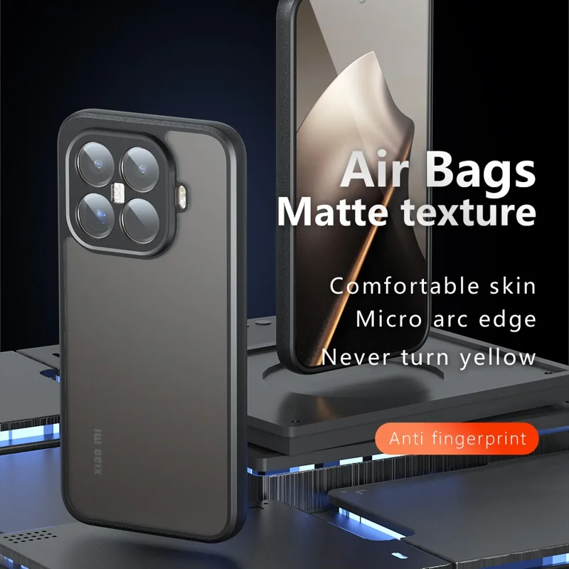 Voor Xiaomi 15T Pro hoesje Stootvast TPU + PC Matte achterkant telefoonhoesje