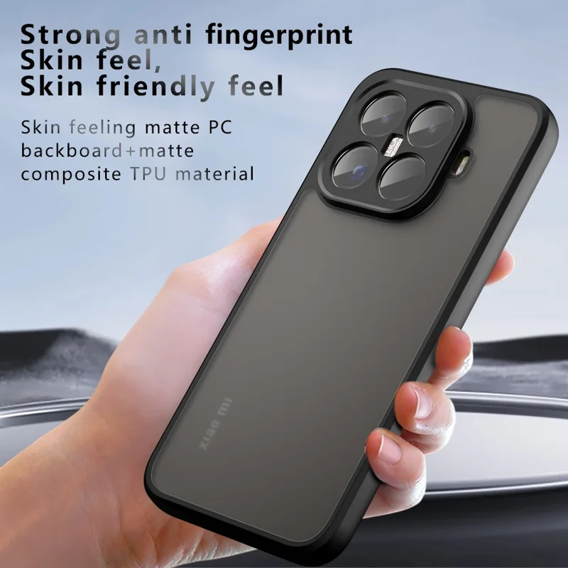 Voor Xiaomi 15T Pro hoesje Stootvast TPU + PC Matte achterkant telefoonhoesje