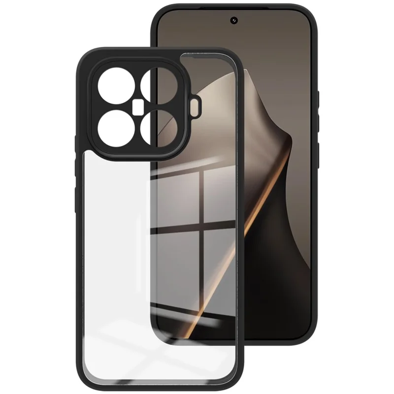 IMAK UX-9A Serie für Xiaomi 15T Pro Hülle Klare TPU PC Handyhülle mit verstärkten Ecken
