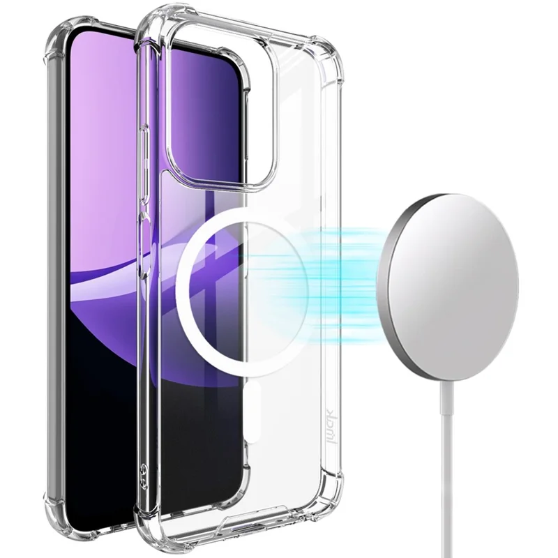 IMAK Clear Phone Case for Xiaomi Redmi 15C 4G (EU) (173mm) / 15C 5G (EU) (173mm) / Poco C85 4G (173mm) Shockproof PC TPU Cover Magnetic Case