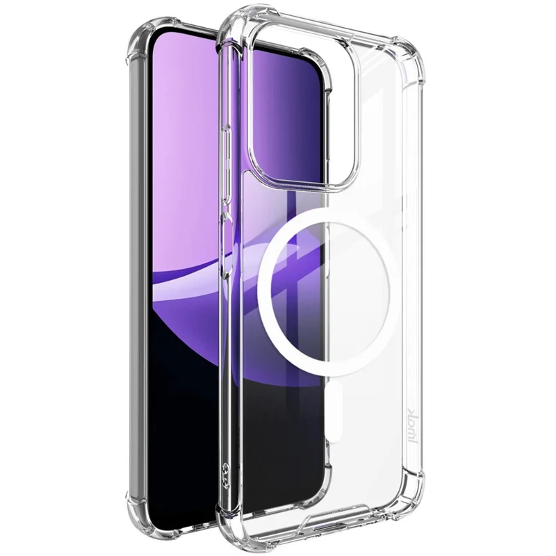IMAK Clear Phone Case for Xiaomi Redmi 15C 4G (EU) (173mm) / 15C 5G (EU) (173mm) / Poco C85 4G (173mm) Shockproof PC TPU Cover Magnetic Case