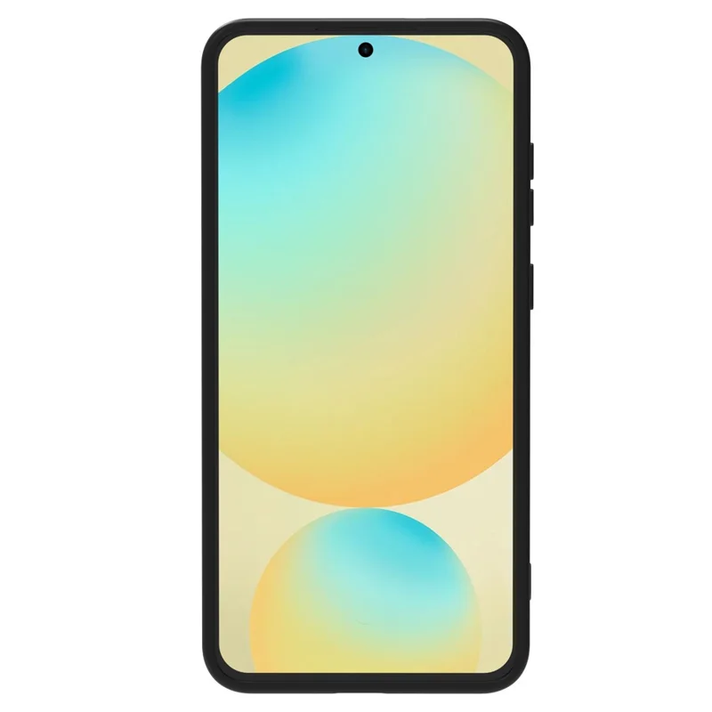 LEREACH Le-Chic Series For Samsung Galaxy S25 FE Magnetic Case Kickstand TPU + PC Phone Cover - Black