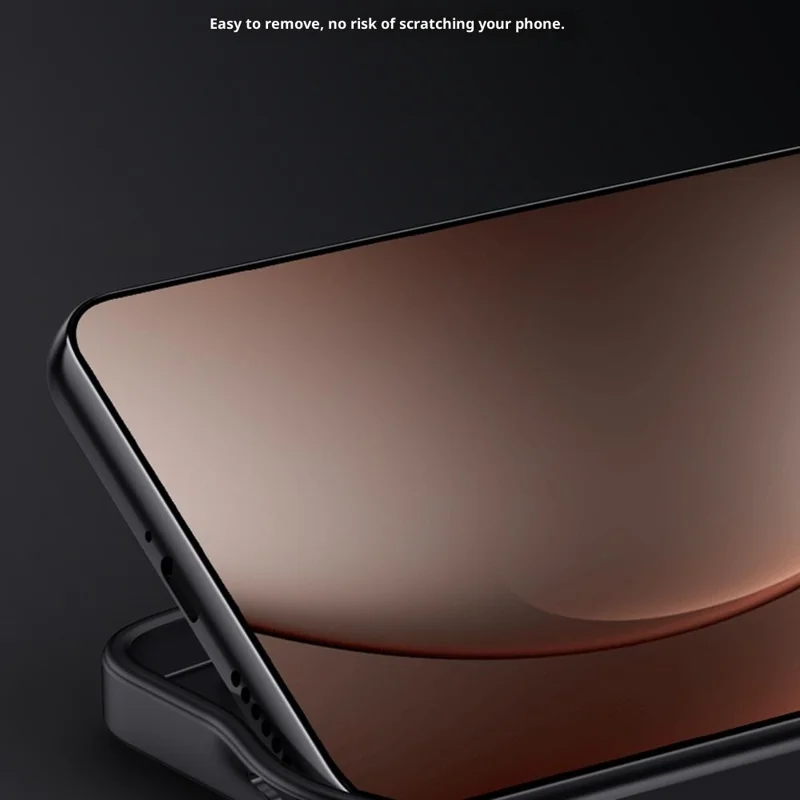 Voor Oppo Find X9 Pro 5G hoesje met houtnerf PU leer coating PC TPU telefoonhoes - Zwart