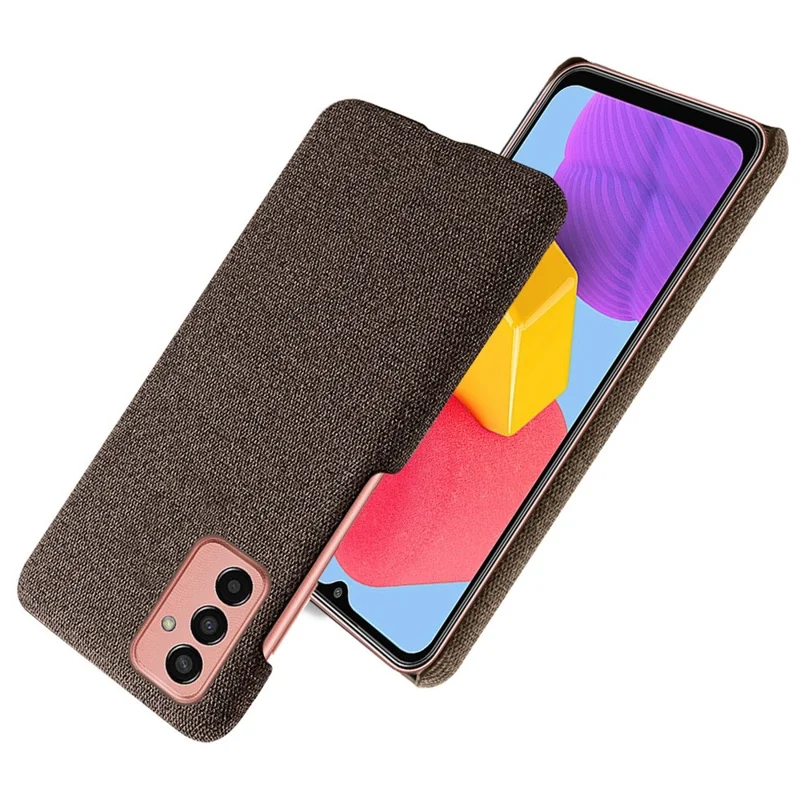 Für Samsung Galaxy M13 4G Mobiltelefon Hülle Hülle Stoßdämpfer - Braun