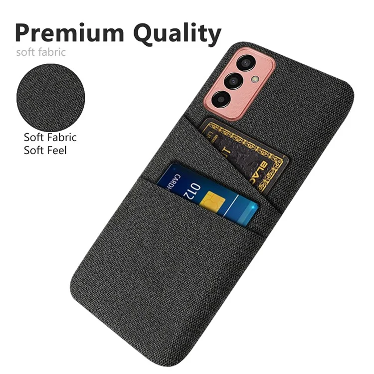 Pour Samsung Galaxy M13 4G Texture Texture Tempre Téléphone Prévenir Falle Prévenir Dual Cardes Sost - le Noir