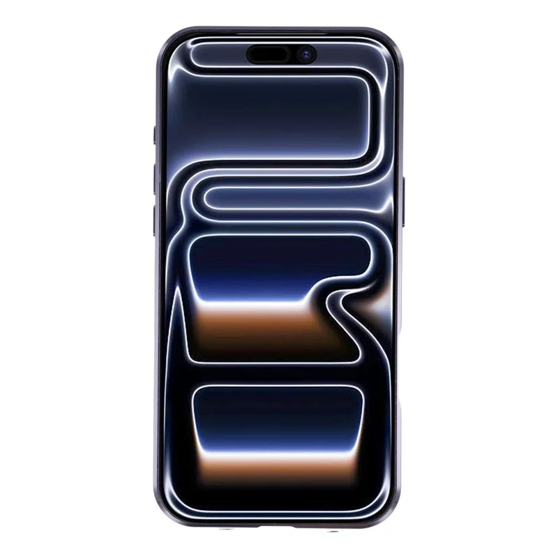 iPhone 17 Pro Max Hülle Anti-Spion Doppelseitiges gehärtetes Glas + Magnetischer Metallrahmen Handyhülle - Lila