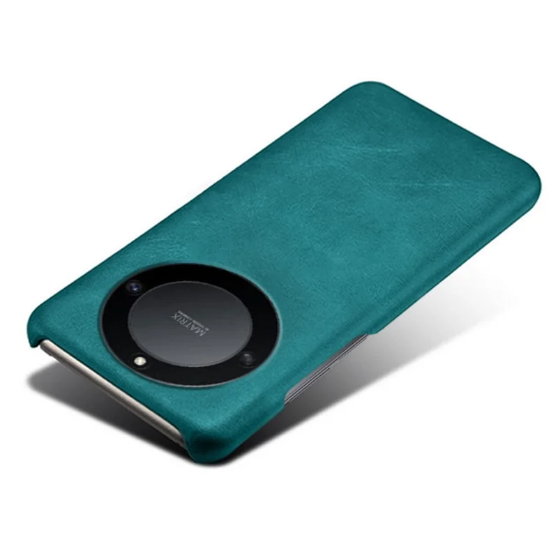 Voor Honor X40 5G / X9a 5G / Magic5 Lite 5G PU-leer + harde PC-beschermhoes Kalfstextuur Ultradun vingerafdrukbestendig telefoongehaaes - Groen