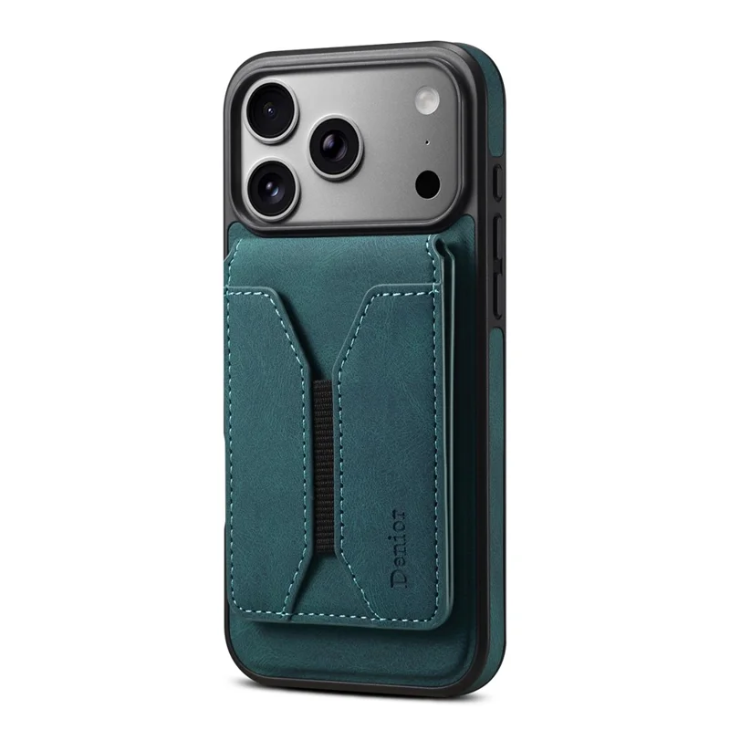 DENIOR D17 Funda para iPhone 17 Pro Compatible con MagSafe Bolsa para Tarjetas Funda de Teléfono - Azul