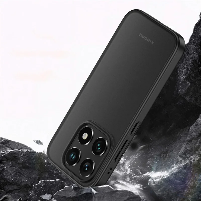 For Xiaomi 17 Case Airbag Anti Drop TPU PC Phone Back Cover - Matte Black