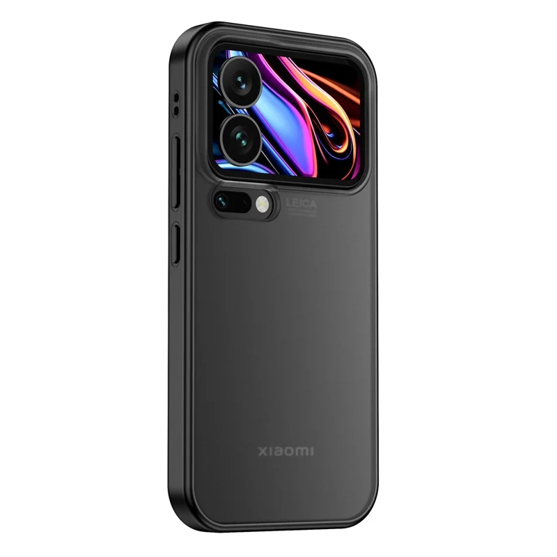 For Xiaomi 17 Pro Case Airbag Anti Drop TPU PC Phone Back Cover - Matte Black