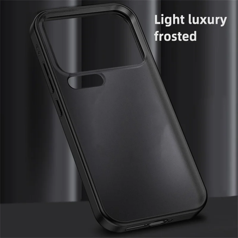 For Xiaomi 17 Pro Case Airbag Anti Drop TPU PC Phone Back Cover - Matte Black