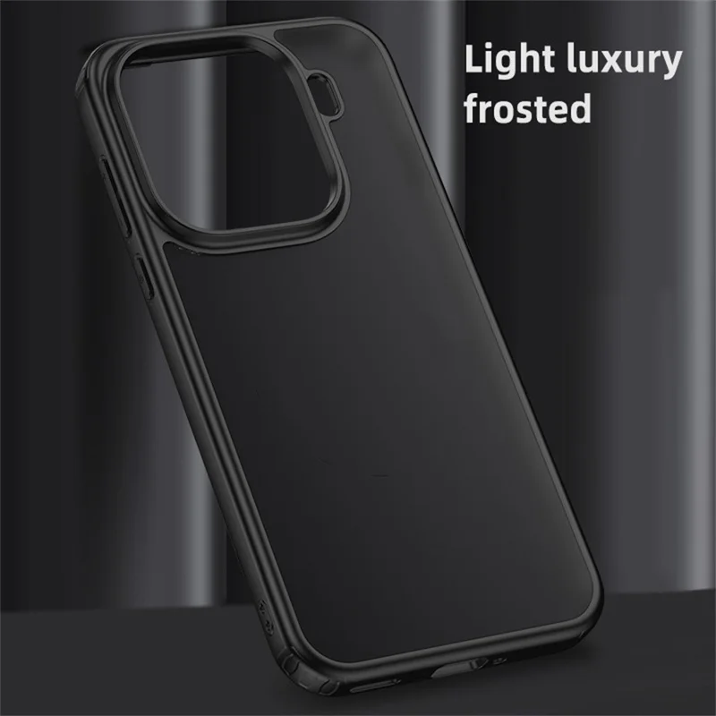 For Xiaomi 15T Pro Case Airbag Anti Drop TPU PC Phone Back Cover - Matte Black