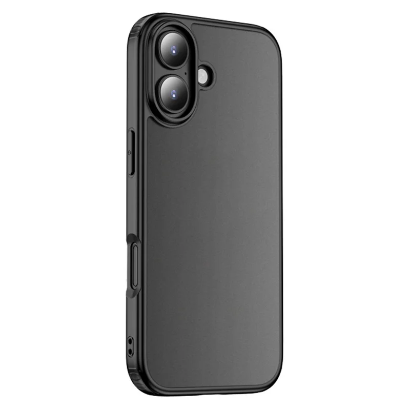 For iPhone 17 Case Airbag Anti Drop TPU PC Phone Back Cover - Matte Black