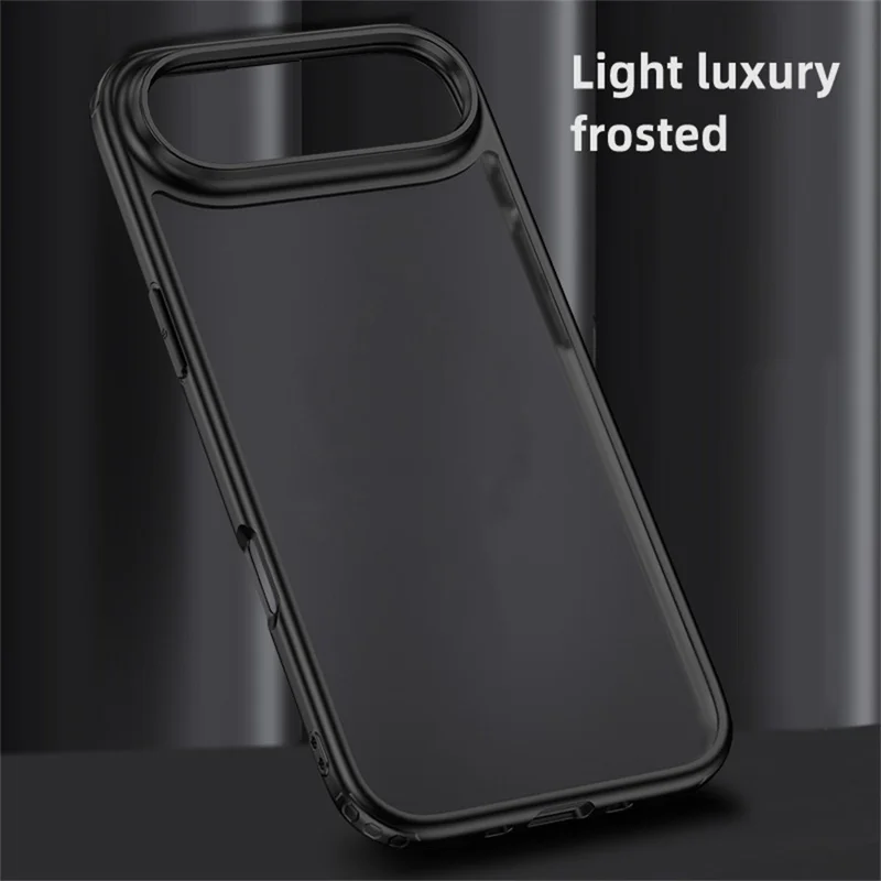 For iPhone Air Case Airbag Anti Drop TPU PC Phone Back Cover - Matte Black
