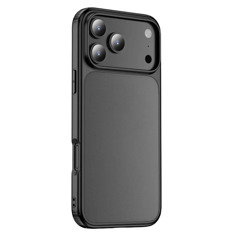 For iPhone 17 Pro Case Airbag Anti Drop TPU PC Phone Back Cover - Matte Black
