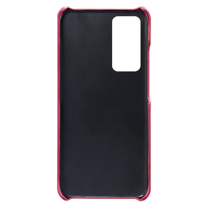 Para Xiaomi Redmi K50 Ultra 5G / 12T 5G / 12T Pro 5G Ranuras Duales Ranuras Teléfono PU Cubierta Resistente a Los Rasguños de PC Con Recubrimiento de Cuero - Rosa