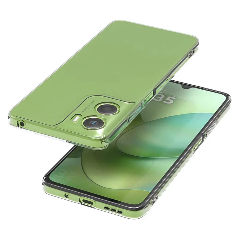 For Motorola Moto G06 4G Back Cover Ultra Thin Flexible TPU Clear Phone Case