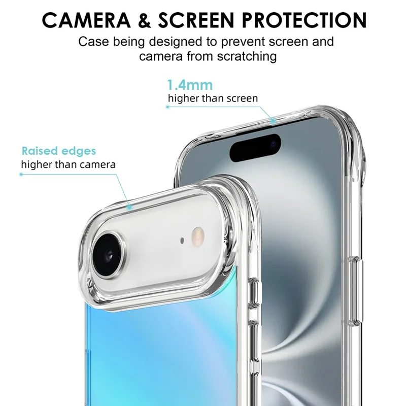 Массовая закупка для iPhone Air Case Electroplated TPU + PC Protective Cover - Синий