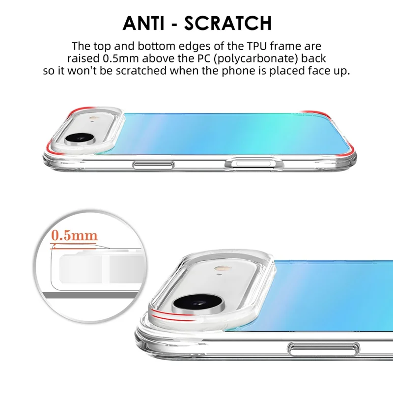 Массовая закупка для iPhone Air Case Electroplated TPU + PC Protective Cover - Синий