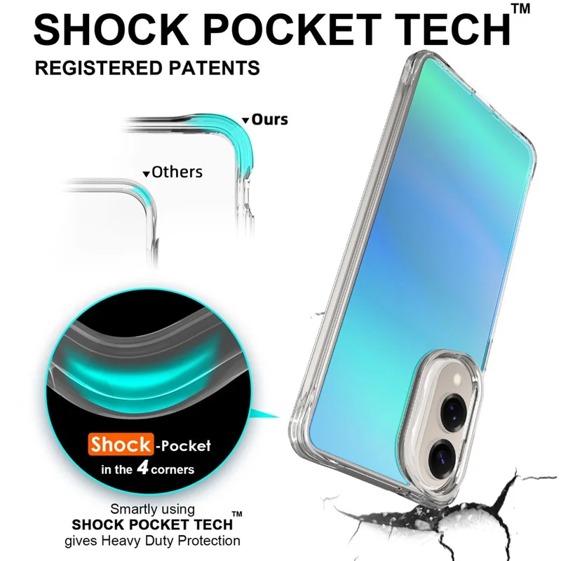 Compra al por mayor de la funda protectora Samsung Galaxy S25 Edge, de TPU electrochapado + PC - Azul