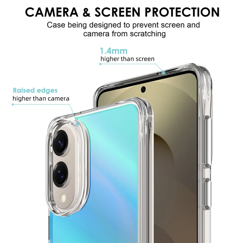 Compra al por mayor de la funda protectora Samsung Galaxy S25 Edge, de TPU electrochapado + PC - Azul