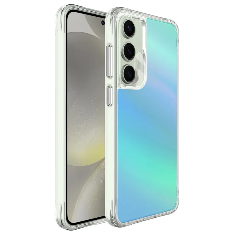 Groothandel voor Samsung Galaxy S25 FE hoesje Geëlokteer TPU + PC beschermlaag - Blauw