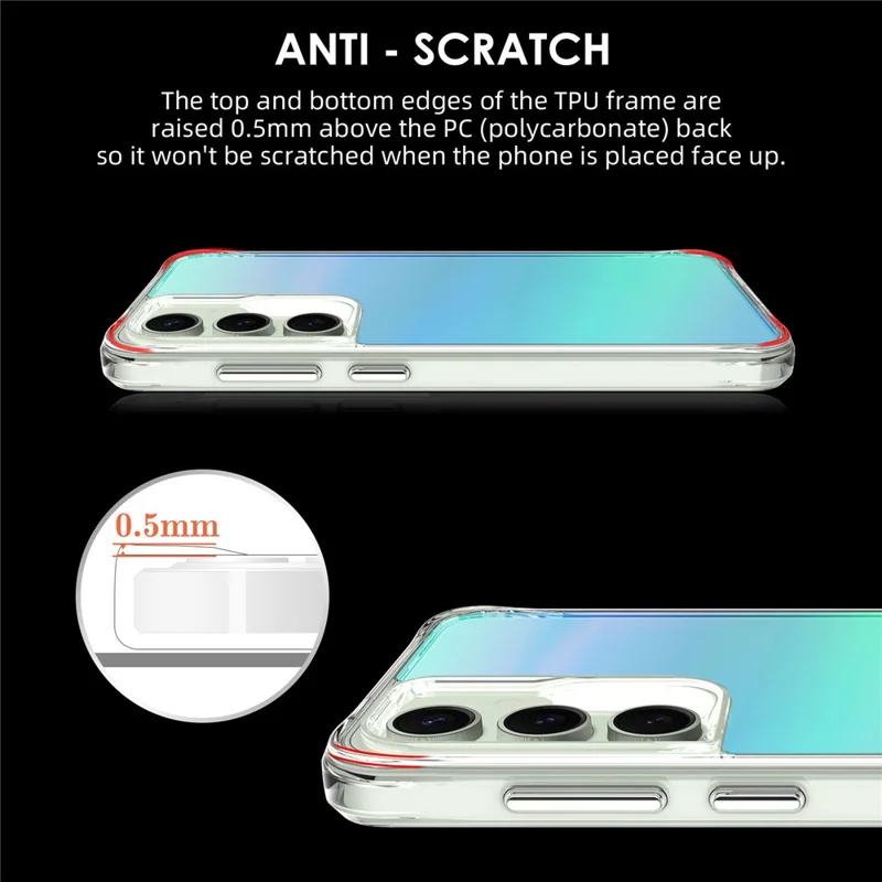 Groothandel voor Samsung Galaxy S25 FE hoesje Geëlokteer TPU + PC beschermlaag - Blauw