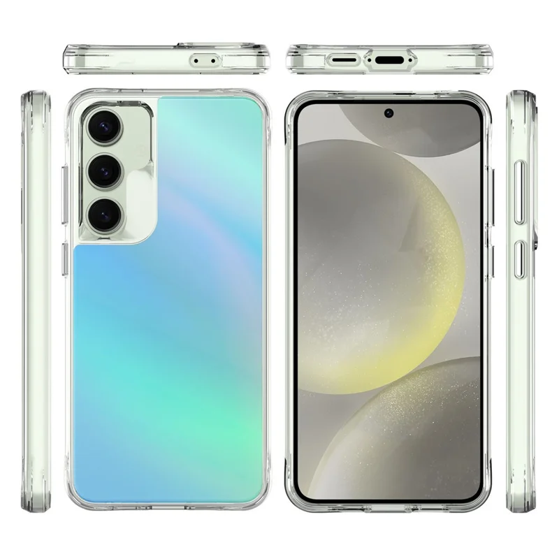 Groothandel voor Samsung Galaxy S25 FE hoesje Geëlokteer TPU + PC beschermlaag - Blauw