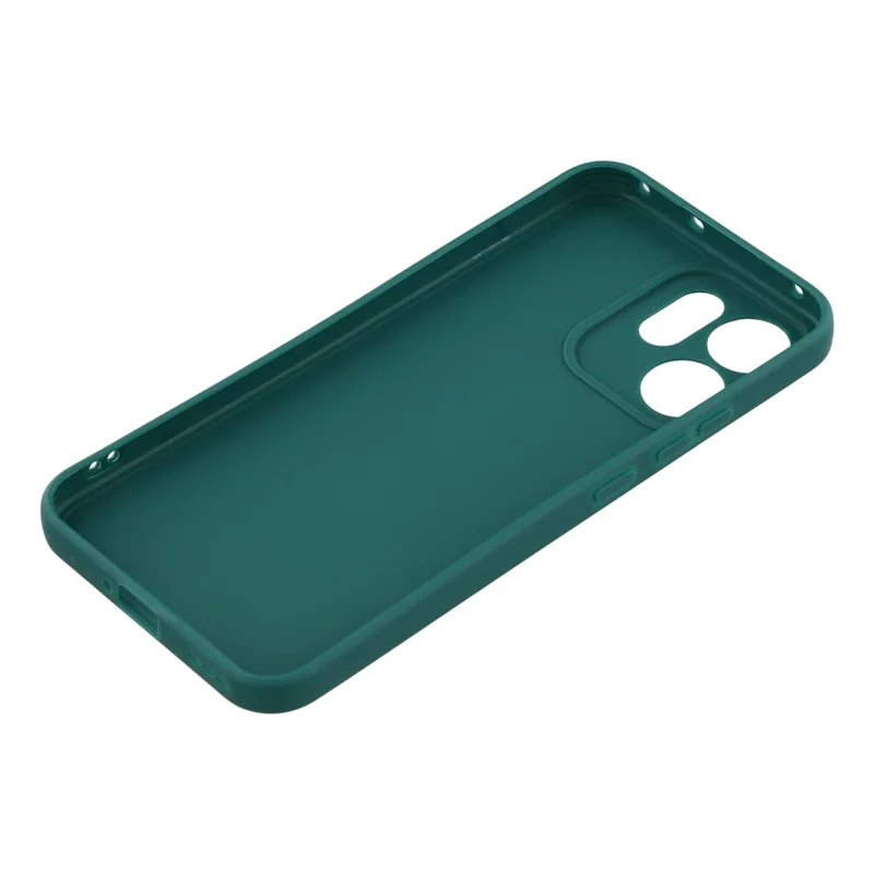 Capa para Oppo Reno14 F 5G - Verde Exército, com Recortes Precisos e Bordas Retas, Proteção Contra Choques em TPU