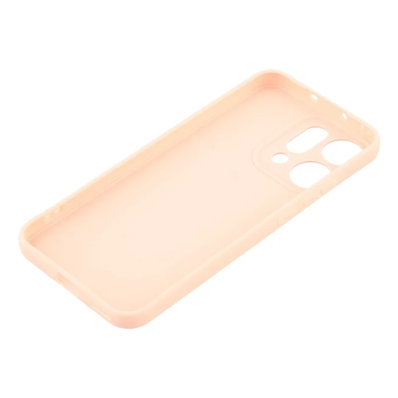 Capa para Oppo Reno14 5G (Global) - Cortes Precisos, Borda Reta, Capa de Telefone à Prova de Choque em TPU - Rosa