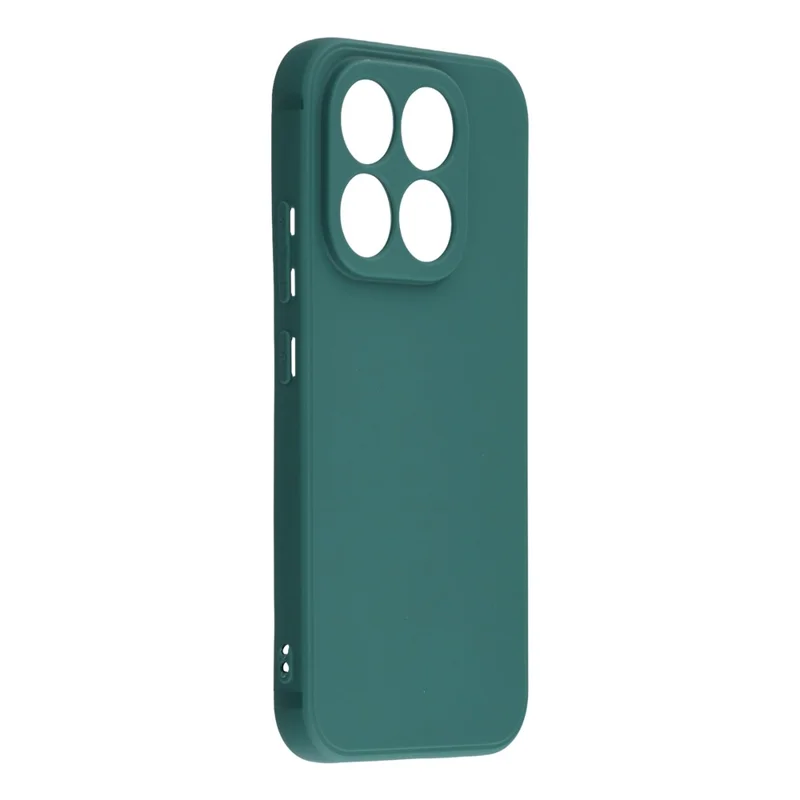 For Xiaomi 17 Case Precise Cutouts Straight Edge TPU Shockproof Phone Cover - Army Green