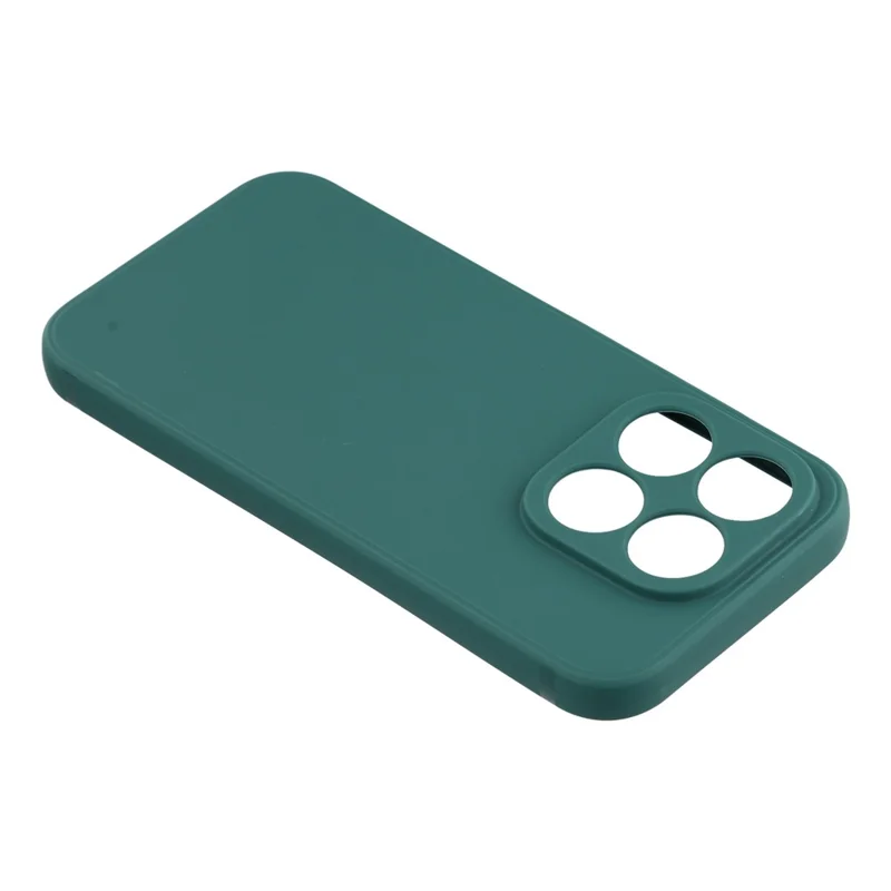For Xiaomi 17 Case Precise Cutouts Straight Edge TPU Shockproof Phone Cover - Army Green
