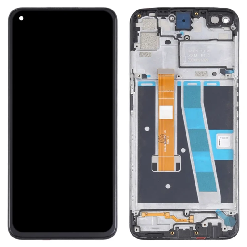 Per Oppo A72 Grade B LCD Screen and Digitizer Assembly + Frame Replacement Part (senza Logo)