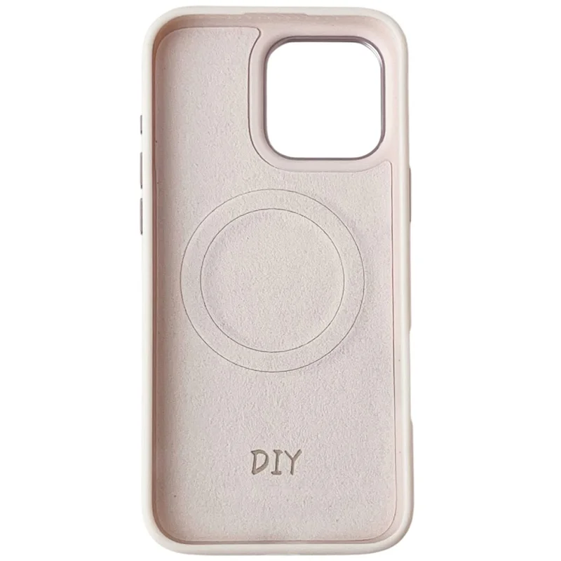 For iPhone 16 Pro Smart E-Ink Magnetic Case Lens Kickstand 4 Color HD 4 inch Display NFC DIY Customized Screen - Pink