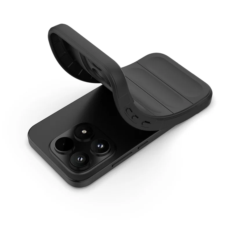 Obudowa na Xiaomi 17, odporna na upadki, miękka obudowa TPU, odporna na uszkodzenia, tylna pokrywa - Czarny