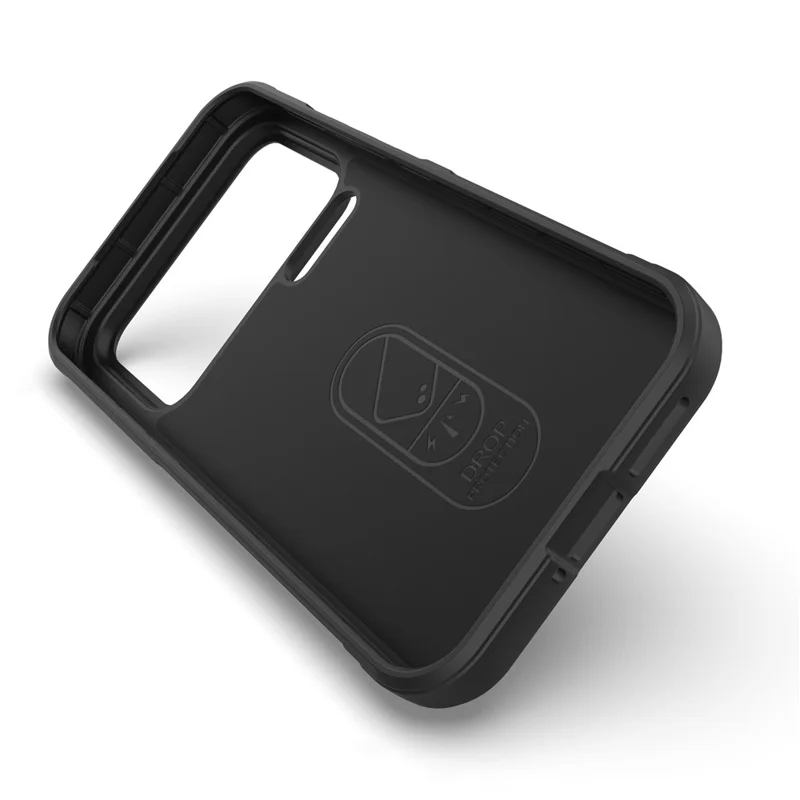 For Xiaomi 17 Pro Max Case Anti-Drop Soft TPU Rugged Phone Back Cover - Black