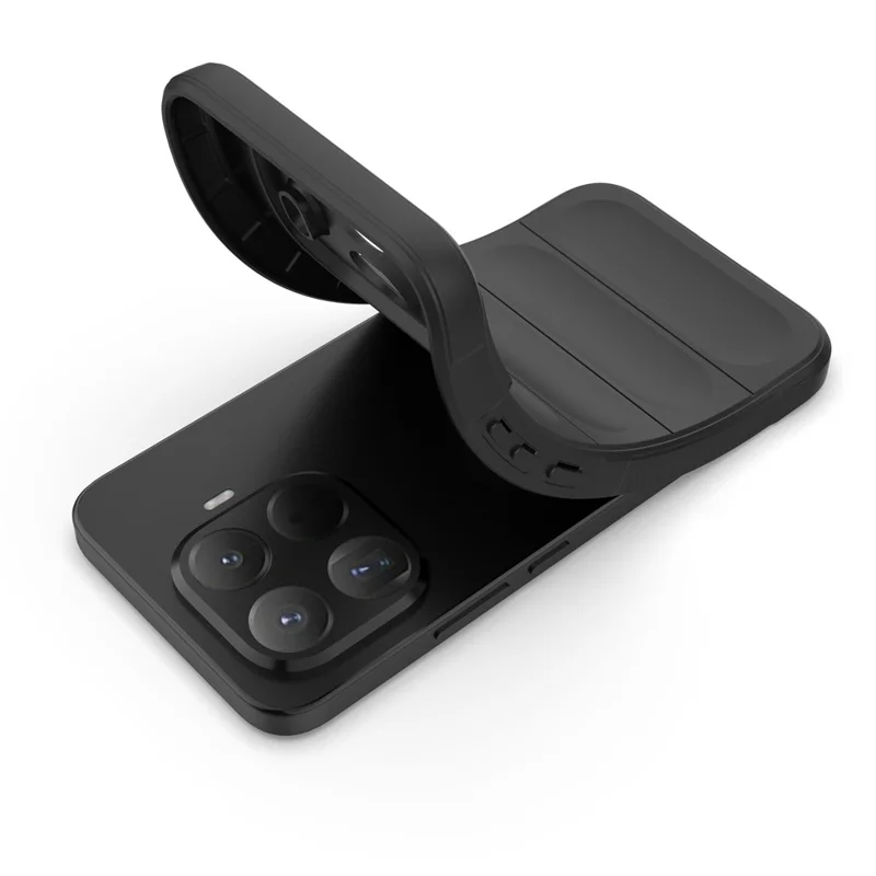 TPU-hoesje voor Xiaomi 15T Pro, anti-val, zacht, robuust telefoonhoesje - Zwart