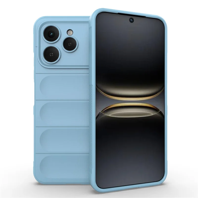 Étui TECNO Spark 40 4G Anti-Drop Soft TPU Rugged Housse de protection arrière - Bleu bébé