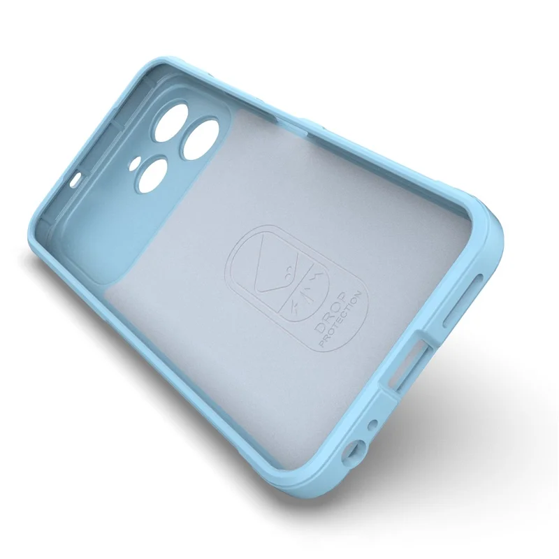 Étui TECNO Spark 40 4G Anti-Drop Soft TPU Rugged Housse de protection arrière - Bleu bébé