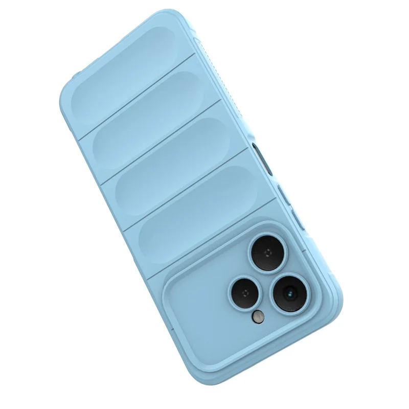 Étui TECNO Spark 40 4G Anti-Drop Soft TPU Rugged Housse de protection arrière - Bleu bébé