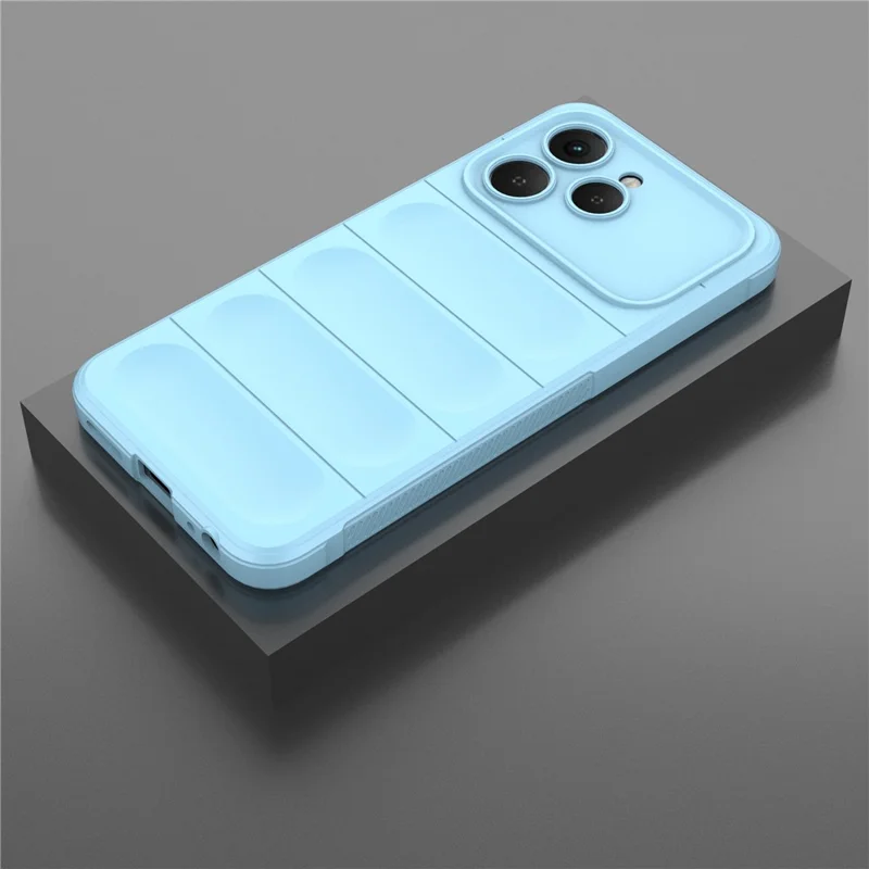 Étui TECNO Spark 40 4G Anti-Drop Soft TPU Rugged Housse de protection arrière - Bleu bébé