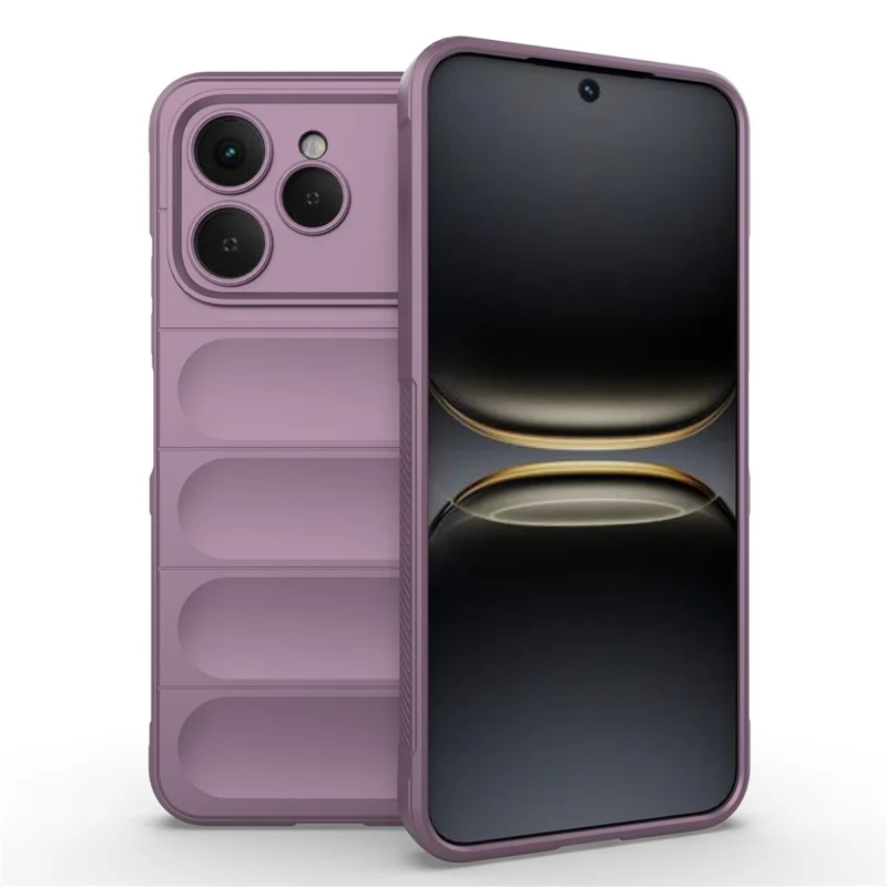For TECNO Spark 40 4G Case Anti-Drop Soft TPU Rugged Phone Back Cover - Light Purple