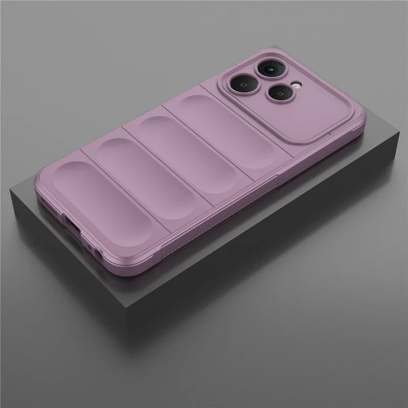 For TECNO Spark 40 4G Case Anti-Drop Soft TPU Rugged Phone Back Cover - Light Purple