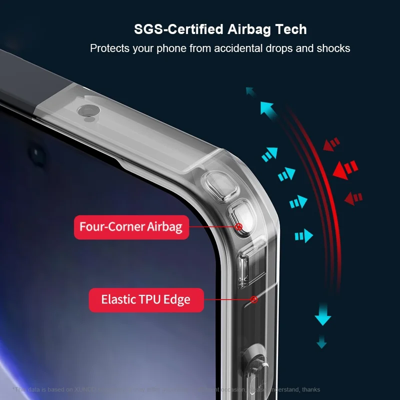 Funda XUNDD para Oppo Find X9 5G Anticaídas TPU + Acrílico Transparente Cubierta Trasera del Teléfono