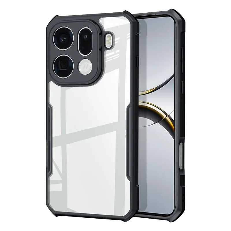 XUNDD Para Oppo Find X9 Pro 5G Funda Resistente a Golpes TPU + Cubierta Trasera Acrílica Transparente