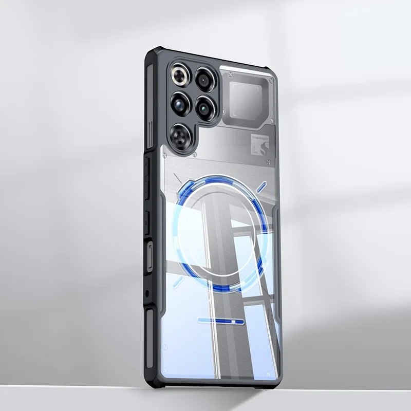 XUNDD Para ZTE nubia RedMagic 11 Pro 5G / RedMagic 11 Pro+ 5G Funda Resistente a Golpes TPU + Cubierta Trasera Transparente de Acrílico